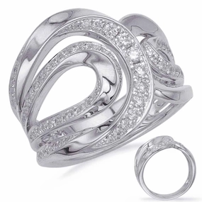 0.49 ctw. WHITE GOLD DIAMOND FASHION RING D4688WG