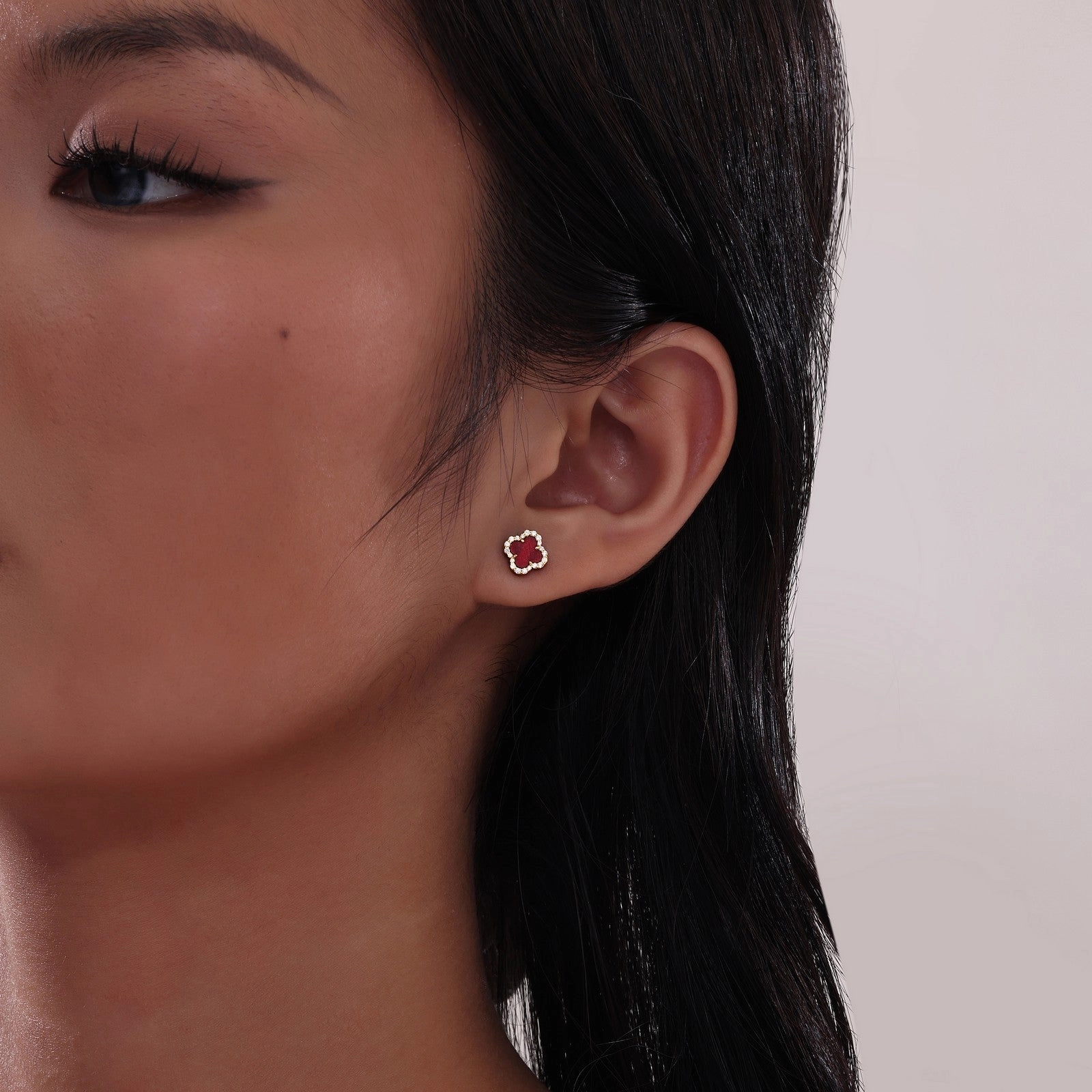 0.4 CTW Halo Stud Earrings E0609AGG00