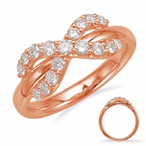 0.51 ctw. ROSE GOLD DIAMOND FASHION RING D4672RG