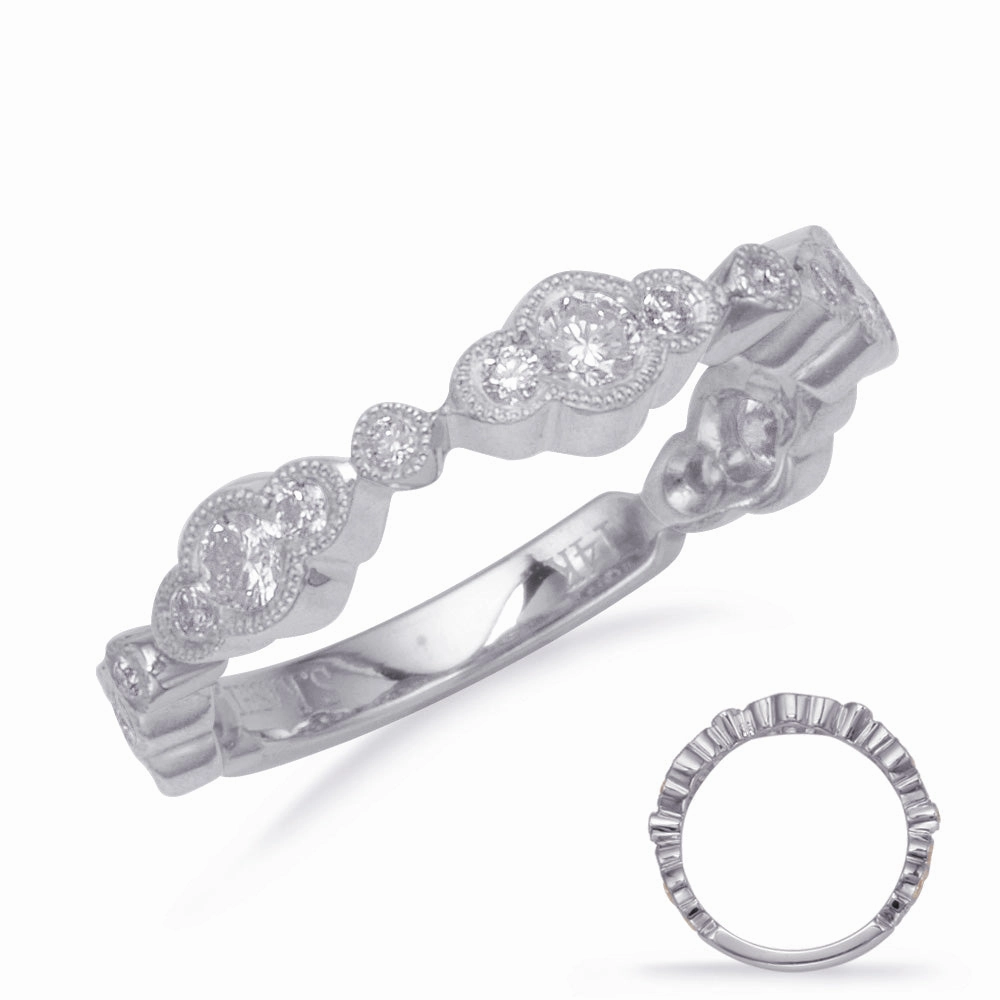 0.51 ctw. WHITE GOLD DIAMOND BAND D4673WG