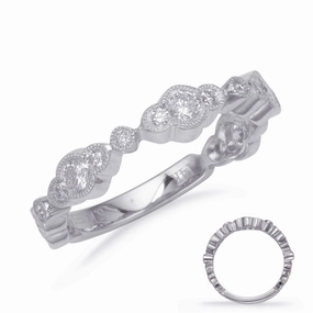 0.51 ctw. WHITE GOLD DIAMOND BAND D4673WG