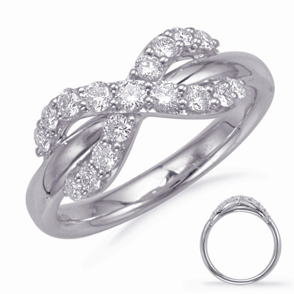 0.51 ctw. WHITE GOLD DIAMOND FASHION RING D4672WG