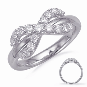 0.51 ctw. WHITE GOLD DIAMOND FASHION RING D4672WG