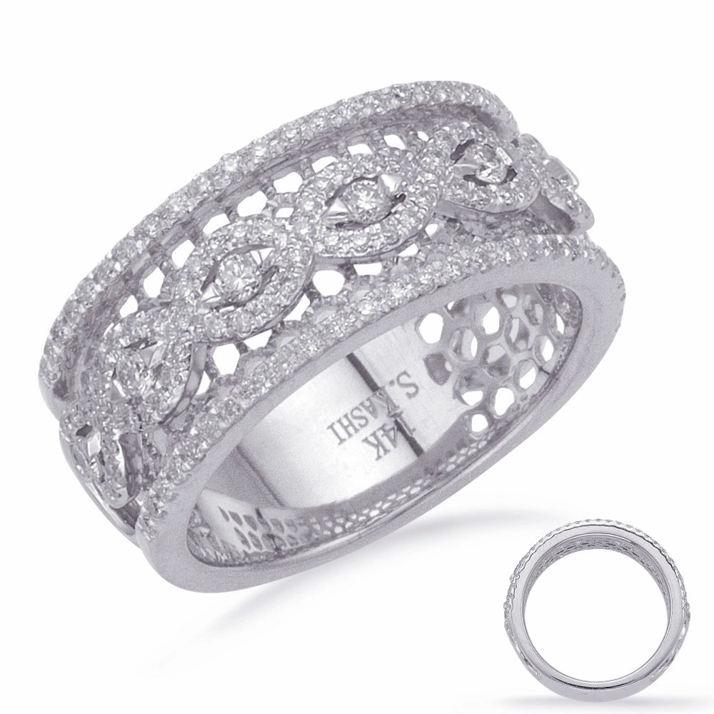 0.51 ctw. WHITE GOLD DIAMOND FASHION RING D4712WG