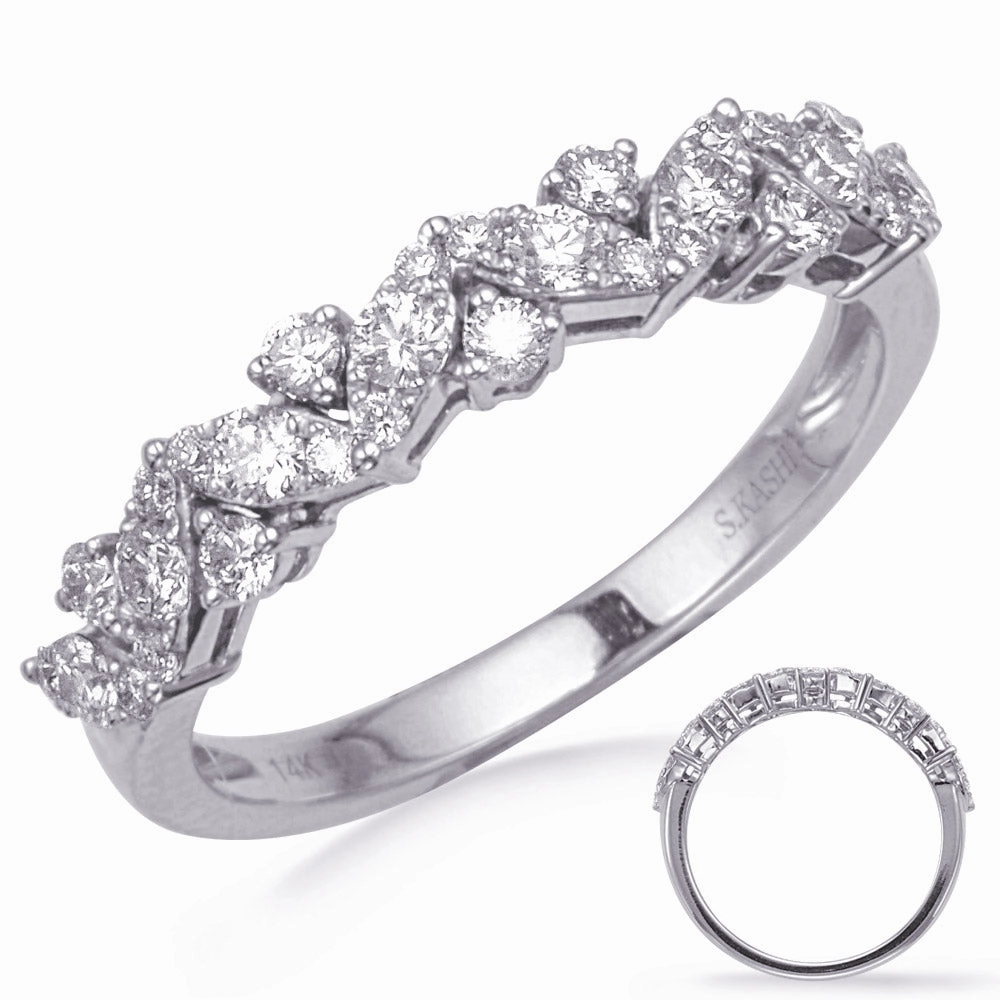 0.52 ctw. WHITE GOLD DIAMOND FASHION RING D4747WG