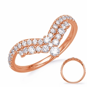 0.54 ctw. ROSE GOLD DIAMOND RING D4787RG