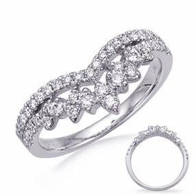 0.55 ctw. WHITE GOLD DIAMOND RING D4816WG