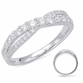 0.56 ctw. PLATINUM DIAMOND FASHION RING D4554-PL