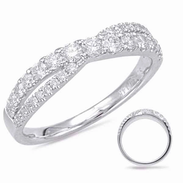 0.56 ctw. PLATINUM DIAMOND FASHION RING D4554-PL