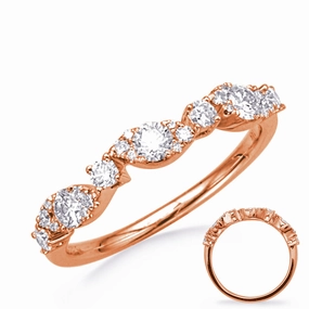 0.56 ctw. ROSE GOLD DIAMOND RING D4815RG