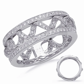 0.56 ctw. WHITE GOLD FASHION RING D3803WG