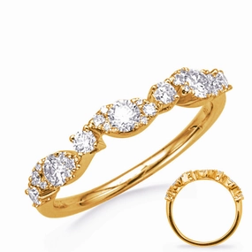 0.56 ctw. YELLOW GOLD DIAMOND RING D4815YG