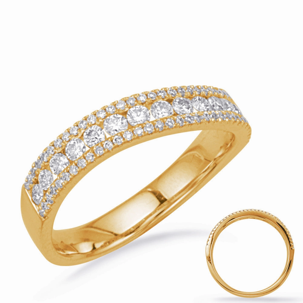 0.58 ctw. YELLOW GOLD DIAMOND RING D4234YG