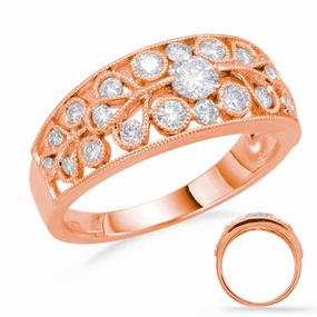 0.59 ctw. ROSE GOLD DIAMOND FASHION RING D4439RG
