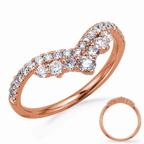 0.59 ctw. ROSE GOLD DIAMOND RING D4781RG