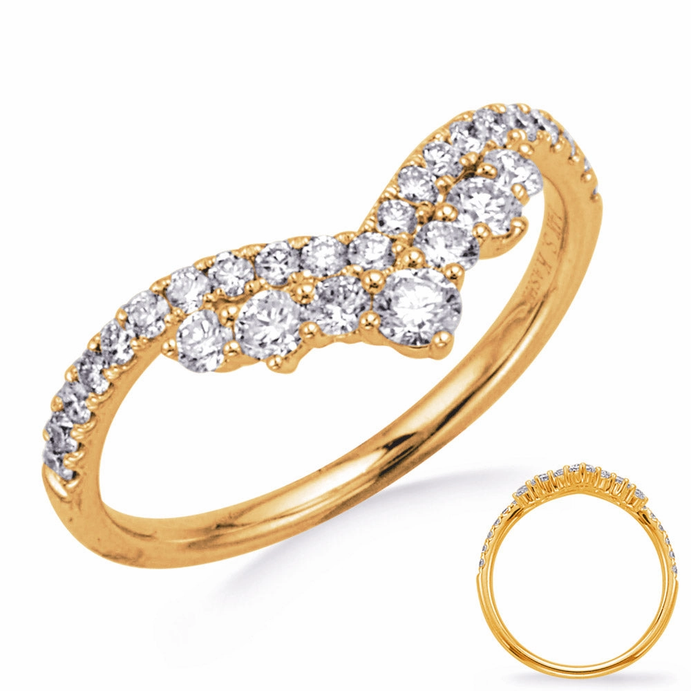 0.59 ctw. YELLOW GOLD DIAMOND RING D4781YG