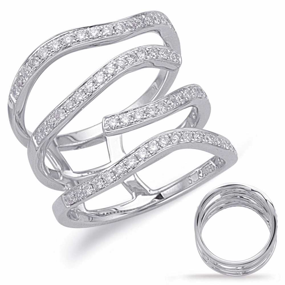 0.60 ctw. WHITE GOLD DIAMOND FASHION RING D4614WG