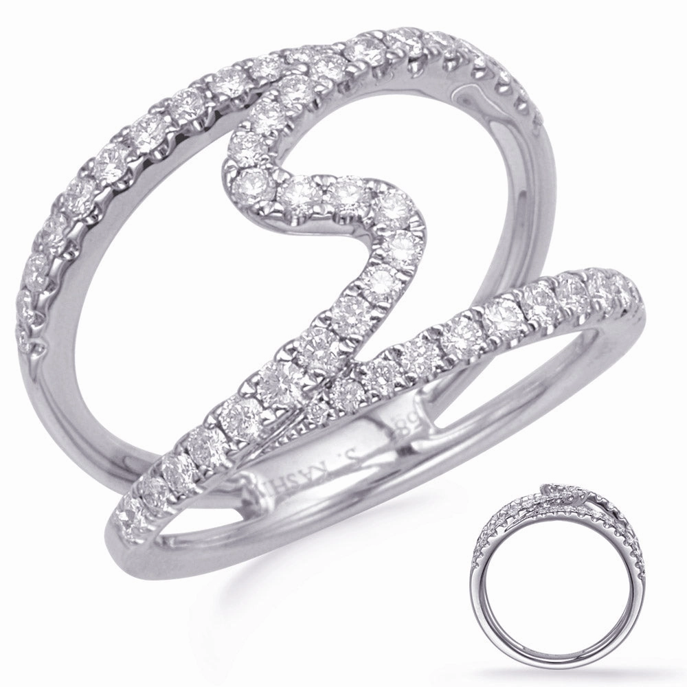 0.60 ctw. WHITE GOLD DIAMOND FASHION RING D4746WG