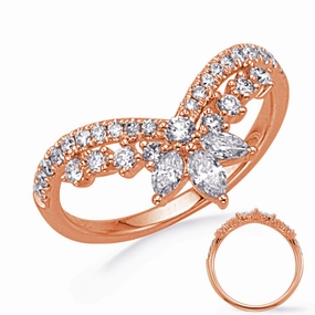 0.62 ctw. ROSE GOLD DIAMOND RING D4782RG