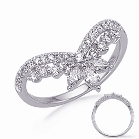 0.62 ctw. WHITE GOLD DIAMOND RING D4782WG