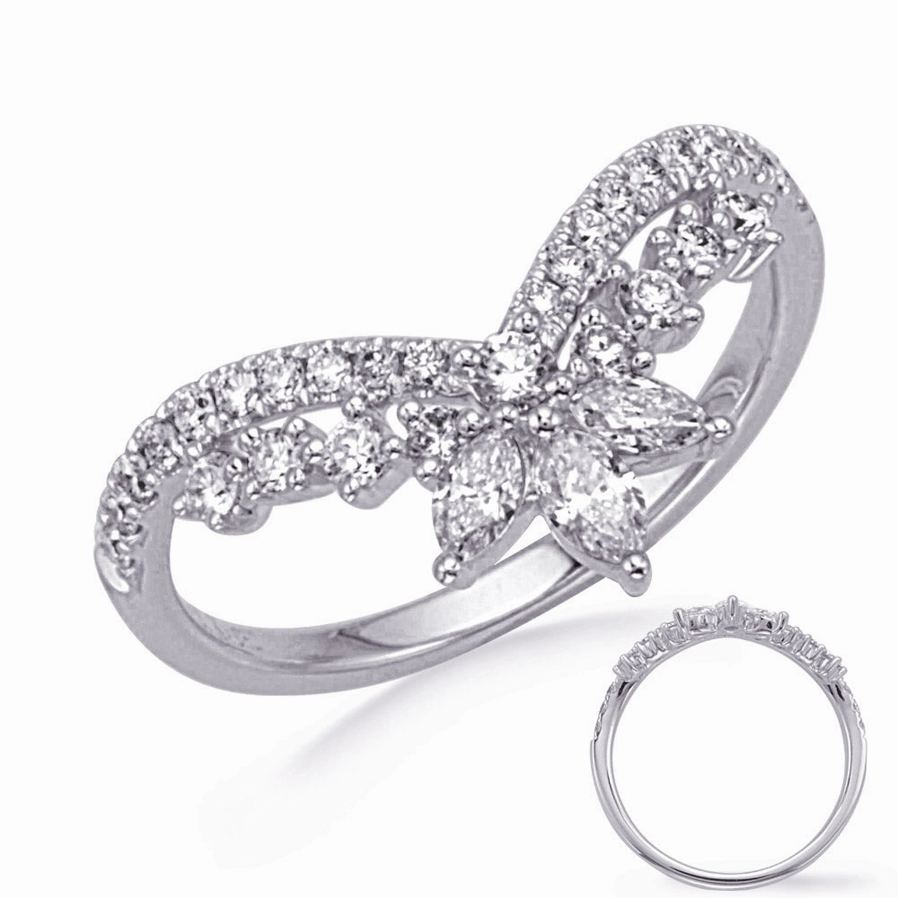 0.62 ctw. WHITE GOLD DIAMOND RING D4782WG
