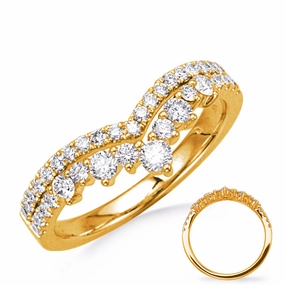 0.63 ctw. YELLOW GOLD DIAMOND RING D4811YG