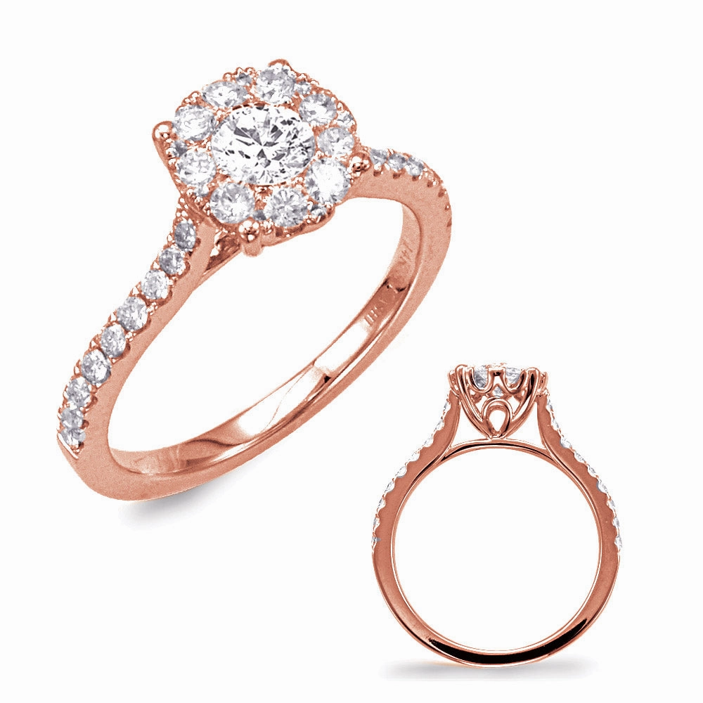 0.65 ctw. ROSE GOLD DIAMOND FASHION RING D4400-20RG