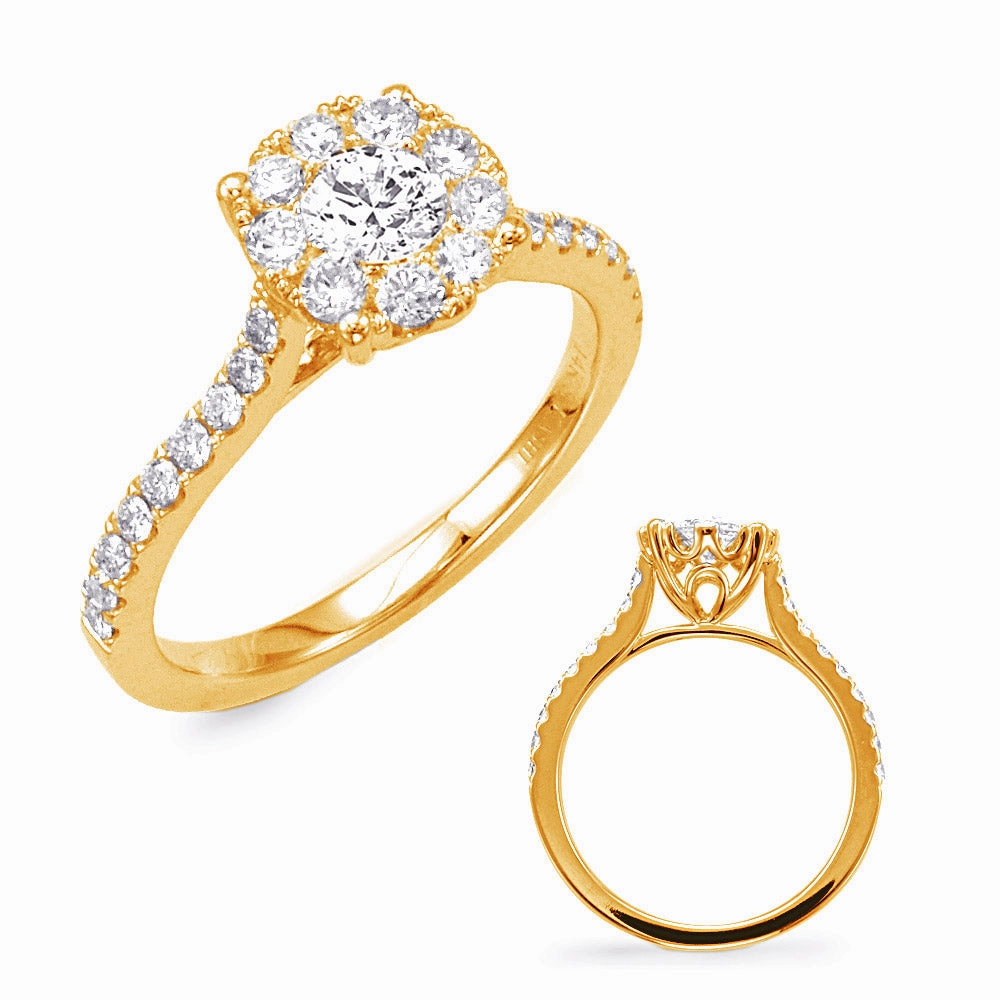 0.65 ctw. YELLOW GOLD DIAMOND FASHION RING D4400-20YG