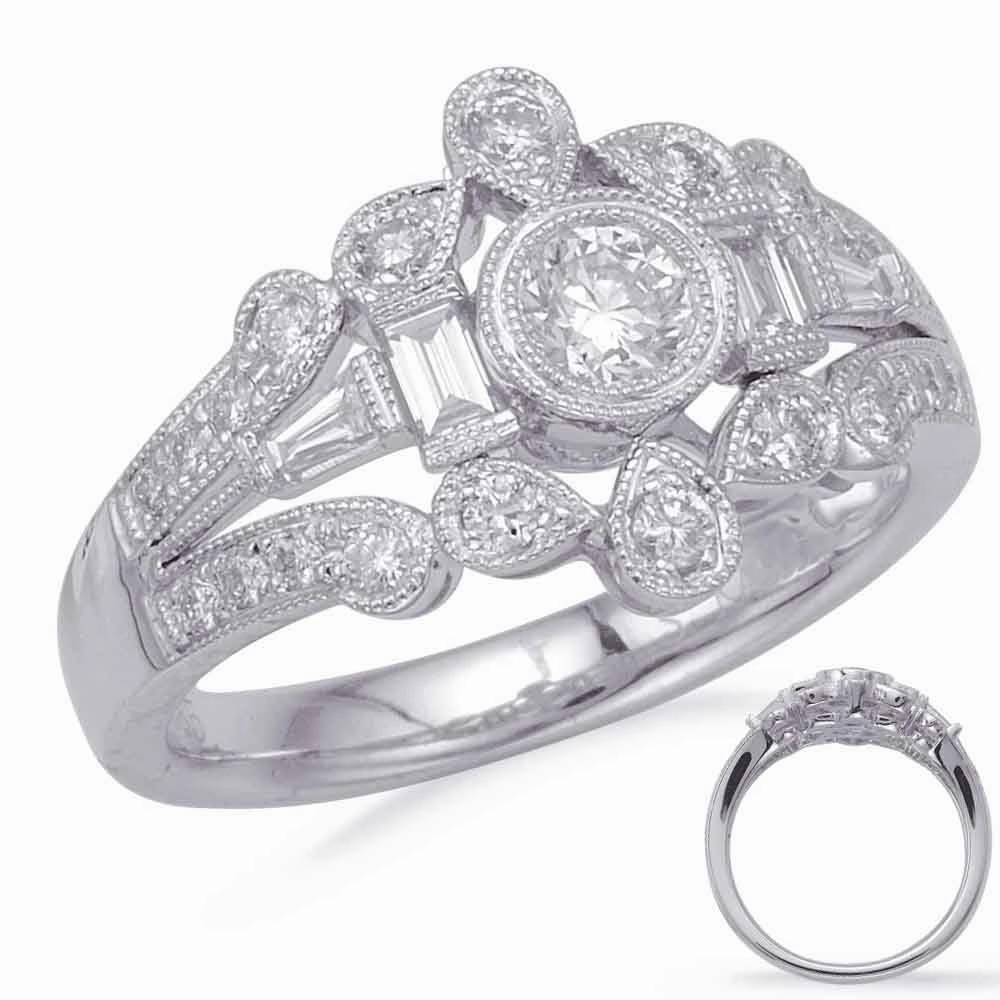 0.66 ctw. WHITE GOLD DIAMOND FASHION RING D4710WG