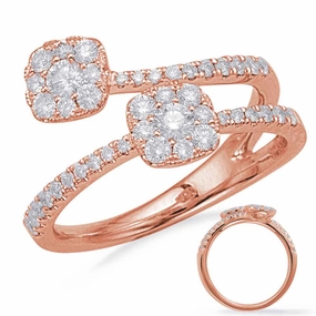 0.67 ctw. ROSE GOLD DIAMOND FASHION RING D4679RG