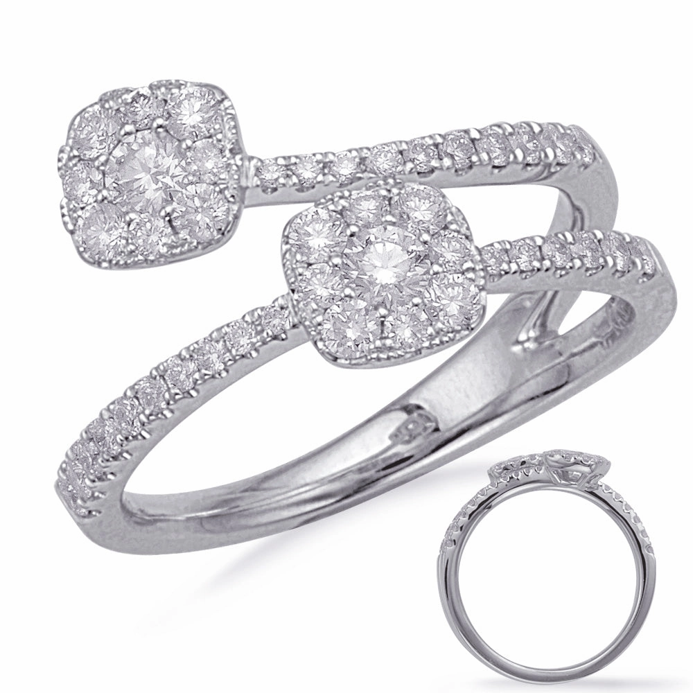 0.67 ctw. WHITE GOLD DIAMOND FASHION RING D4679WG