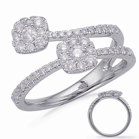 0.67 ctw. WHITE GOLD DIAMOND FASHION RING D4679WG