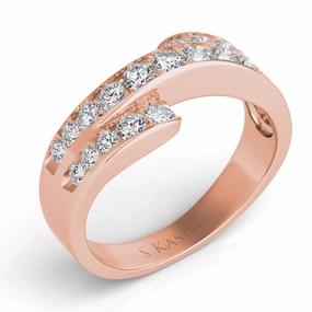 0.69 ctw. ROSE GOLD DIAMOND BAND D0440RG