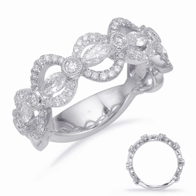 0.69 ctw. WHITE GOLD FASHION RING D4674WG