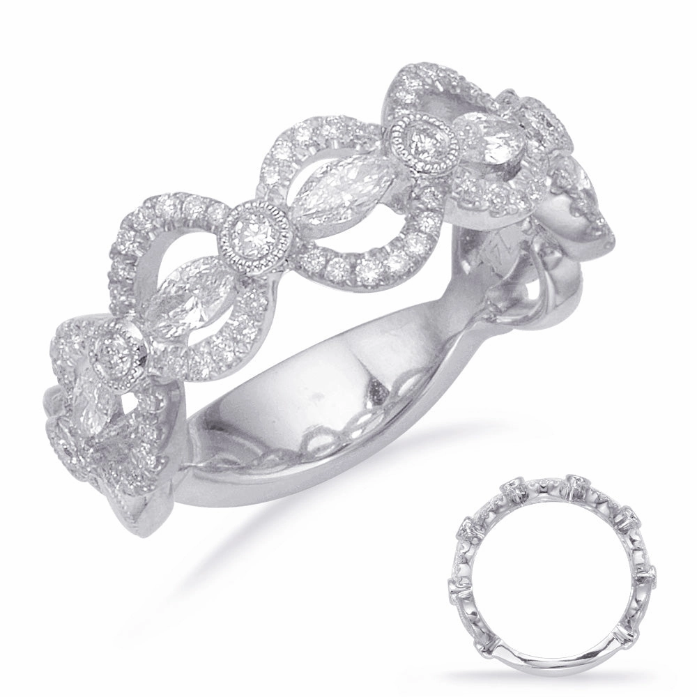 0.69 ctw. WHITE GOLD FASHION RING D4674WG