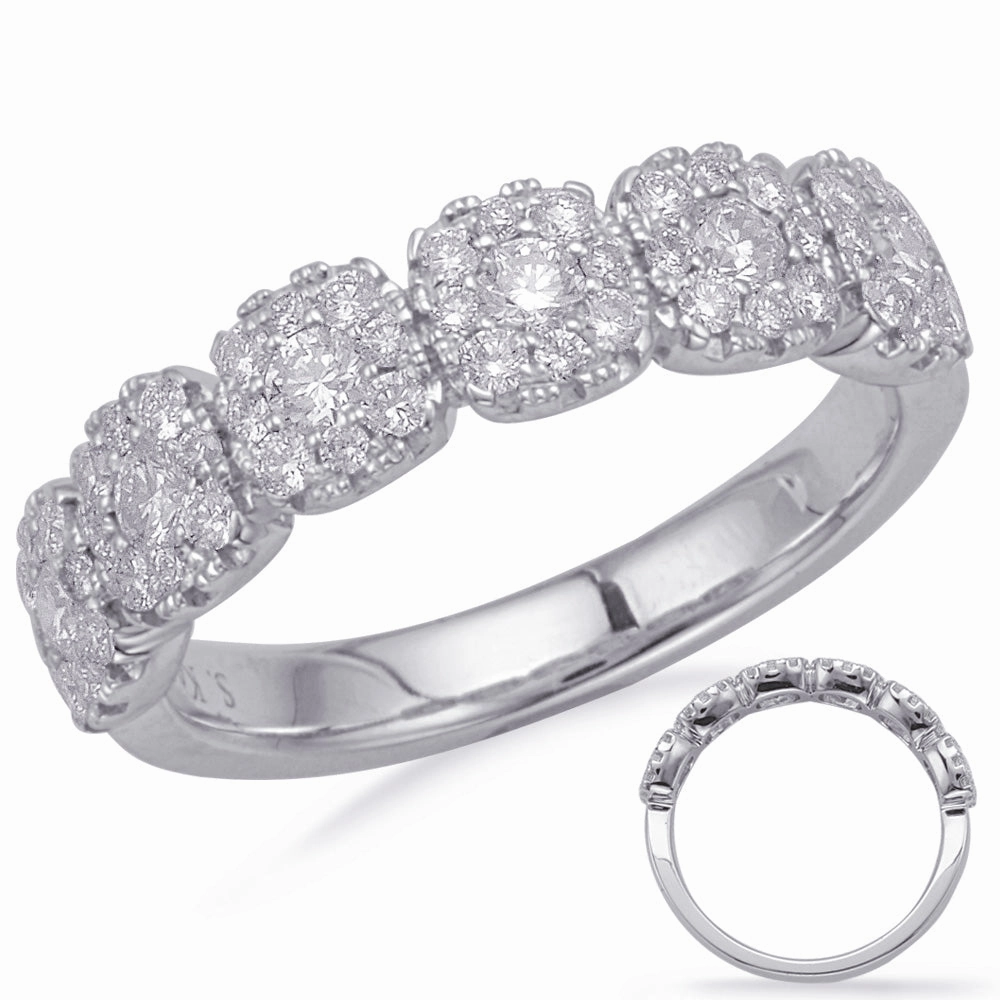 0.70 ctw. WHITE GOLD DIAMOND FASHION RING D4684WG