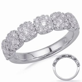 0.70 ctw. WHITE GOLD DIAMOND FASHION RING D4684WG