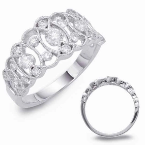 0.71 ctw. PLATINUM DIAMOND FASHION RING D4440-PL