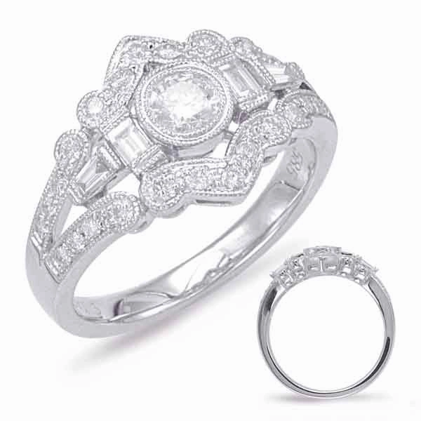 0.72 ctw. PLATINUM DIAMOND FASHION RING D4544-PL