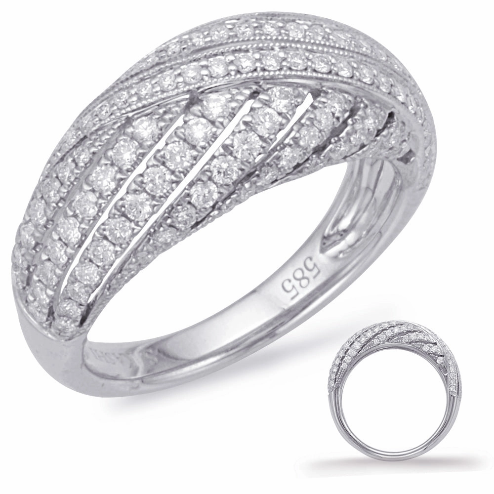 0.73 ctw. WHITE GOLD DIAMOND FASHION RING D4615WG