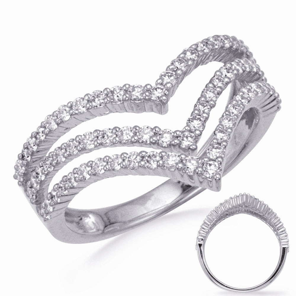 0.73 ctw. WHITE GOLD DIAMOND RING D4801WG