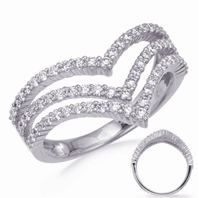 0.73 ctw. WHITE GOLD DIAMOND RING D4801WG