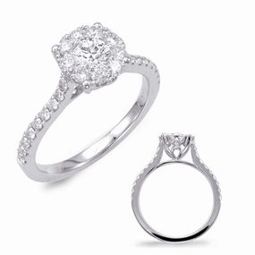 0.74 ctw. WHITE GOLD DIAMOND FASHION RING D4400-27WG