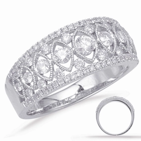 0.75 ctw. PLATINUM DIAMOND FASHION RING D4644-PL