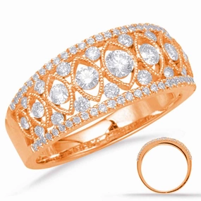 0.75 ctw. ROSE GOLD DIAMOND FASHION RING D4644RG