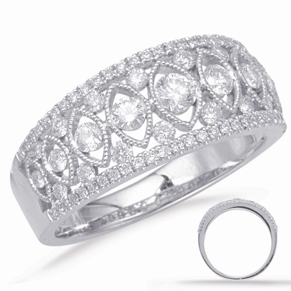 0.75 ctw. WHITE GOLD DIAMOND FASHION RING D4644WG