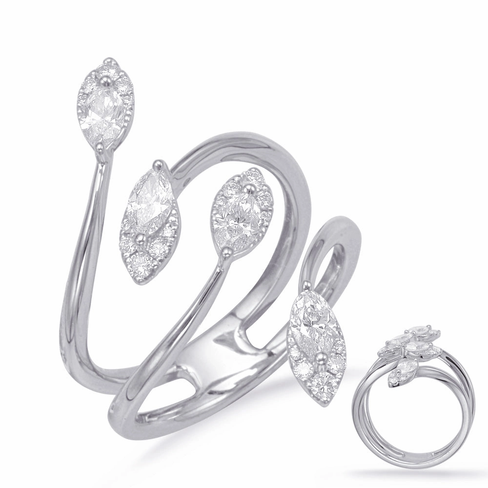 0.75 ctw. WHITE GOLD DIAMOND FASHION RING D4668WG