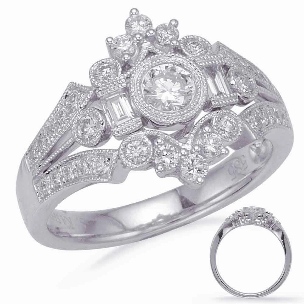 0.75 ctw. WHITE GOLD DIAMOND FASHION RING D4709WG