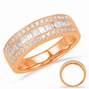 0.77 ctw. ROSE GOLD DIAMOND FASHION RING D4636RG