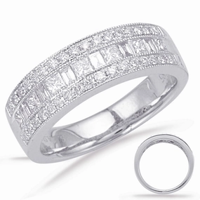 0.77 ctw. WHITE GOLD DIAMOND FASHION RING D4636WG